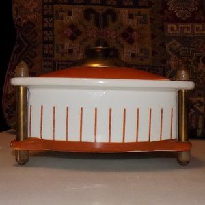 Vintage1950's,  triangular, Art deco medium serving dish